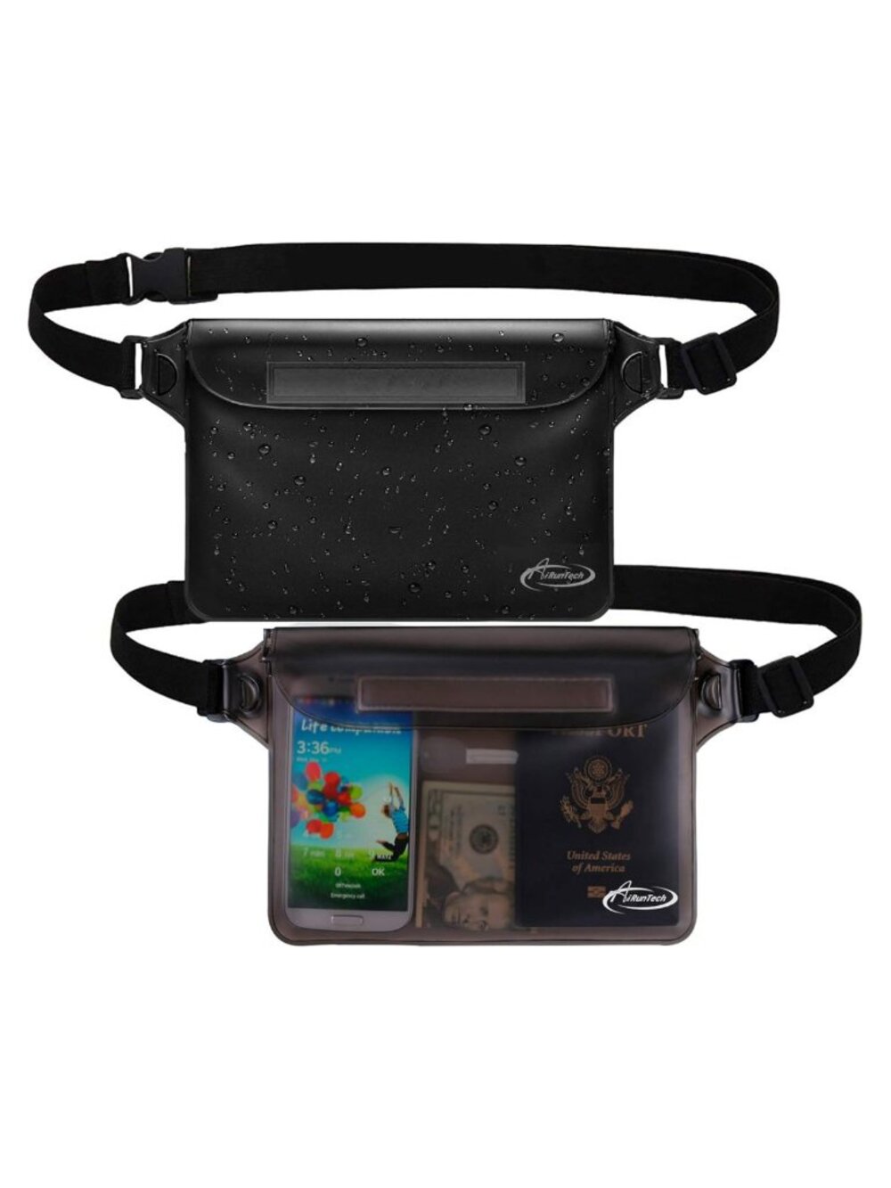 Waterproof Fanny Pack Phone Pouch Dry Bag PVC Floating for Travel Beach Kayaking